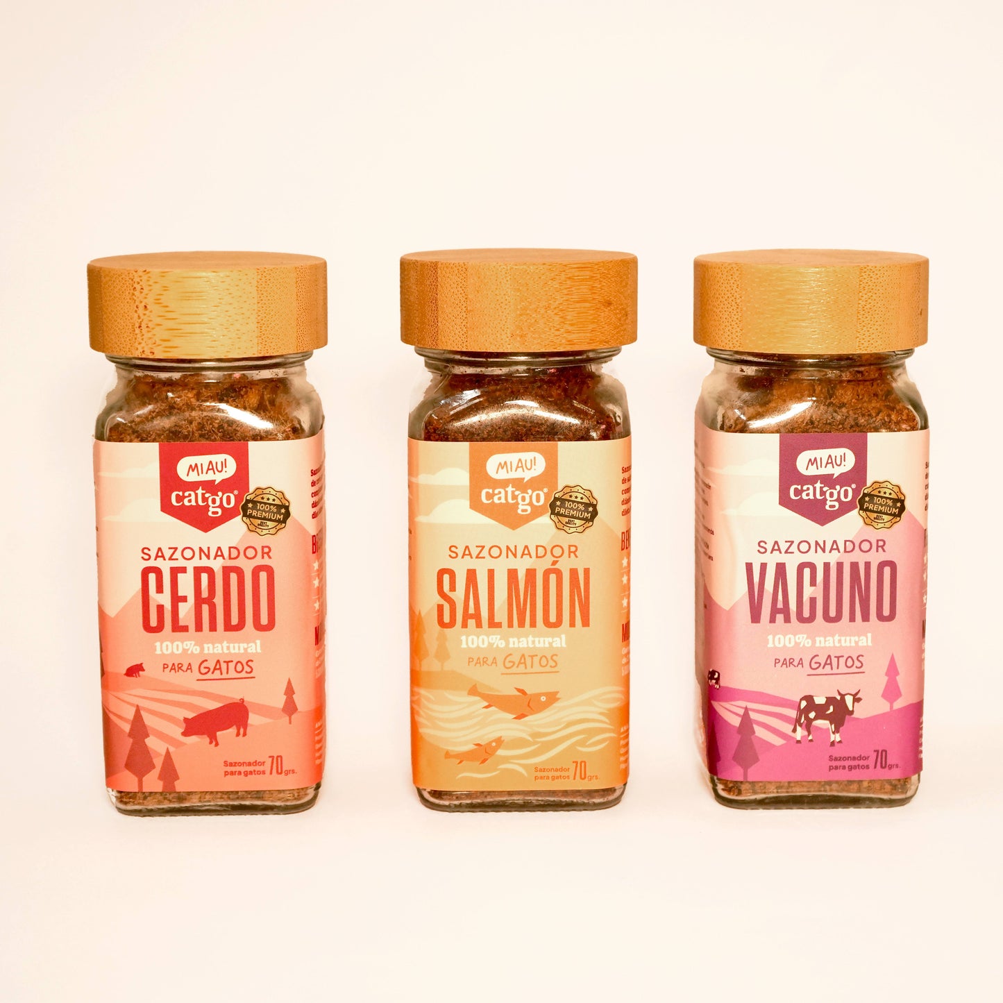 Sazonador Natural para Gatos – Salmón