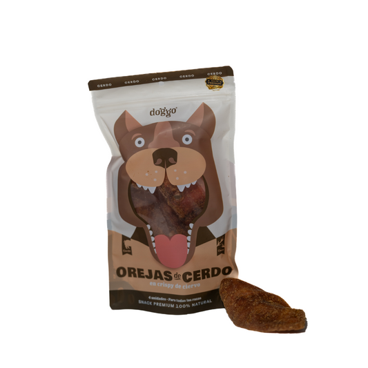 Snack para Perros Orejas de Cerdo