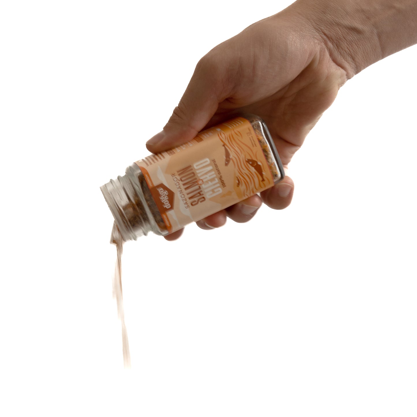 snack para perro Sazonador de Salmón y Ciervo 100% natural. Rico en proteína, sin aditivos y cruelty free, es la opción perfecta para mantener a tu mascota saludable y feliz.