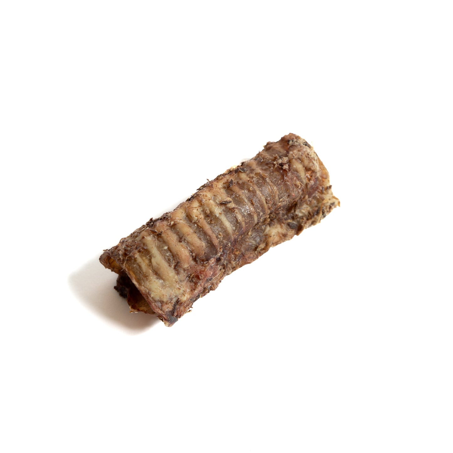 snack para perro Tráquea de Vacuno 100% natural. Rico en proteína, sin aditivos y cruelty free, es la opción perfecta para mantener a tu mascota saludable y feliz.
