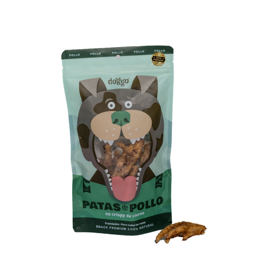 Snack para Perros Patas de Pollo Crispy