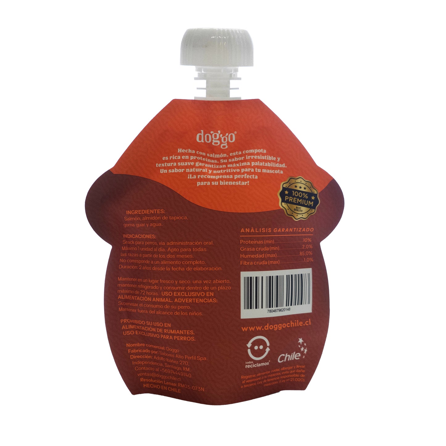 Compota Tasty Doggo Salmón