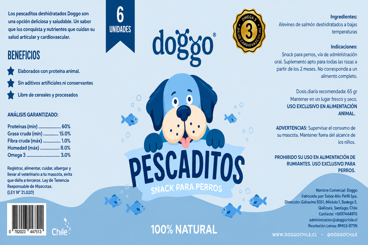 Snack para Perros Pescaditos
