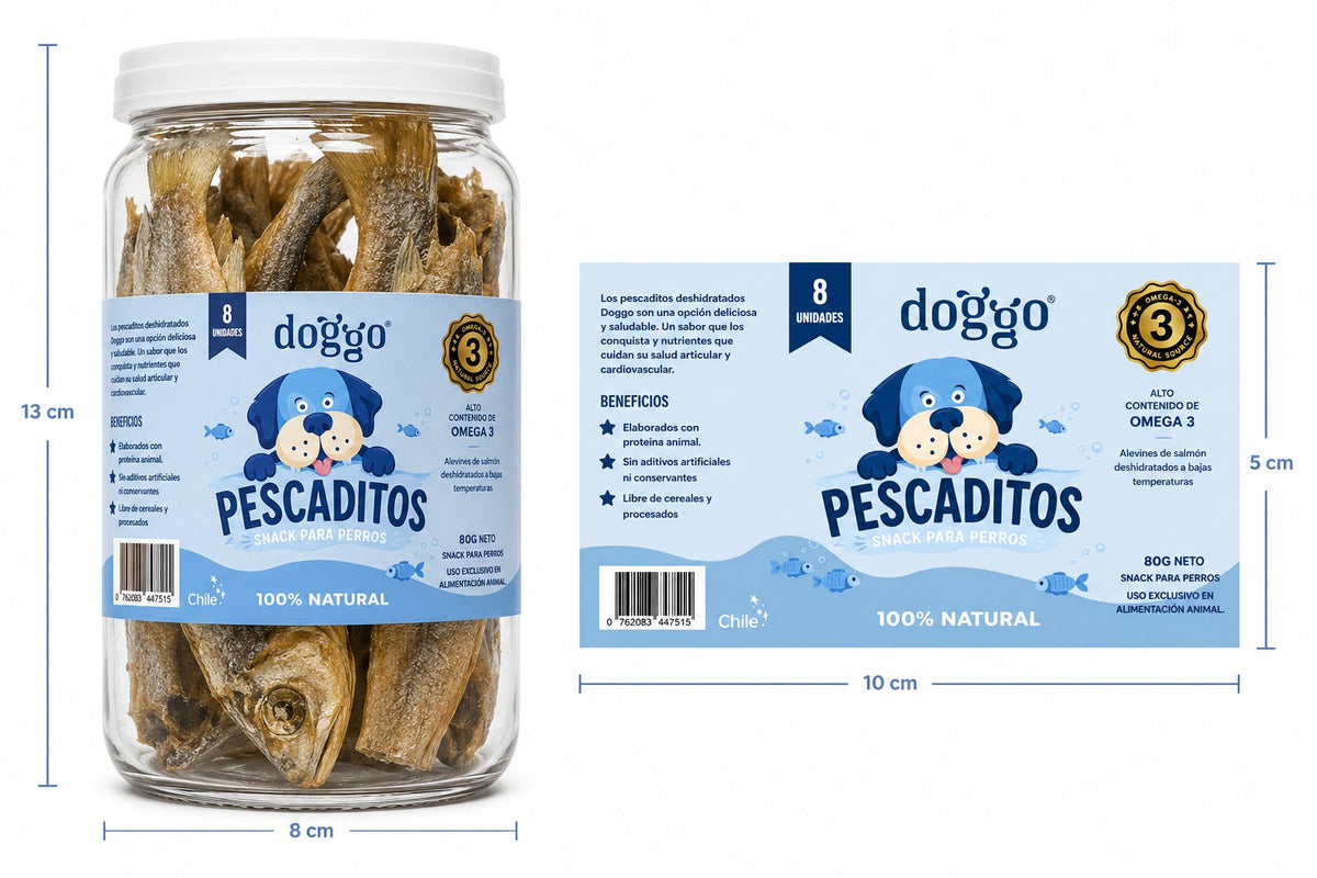 Snack para Perros Pescaditos