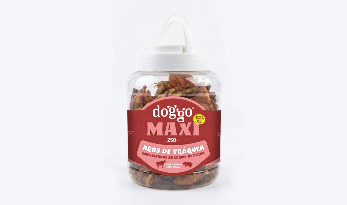 Snack para Perros - Aros de Tráquea Empanizados en Crispy de Cerdo