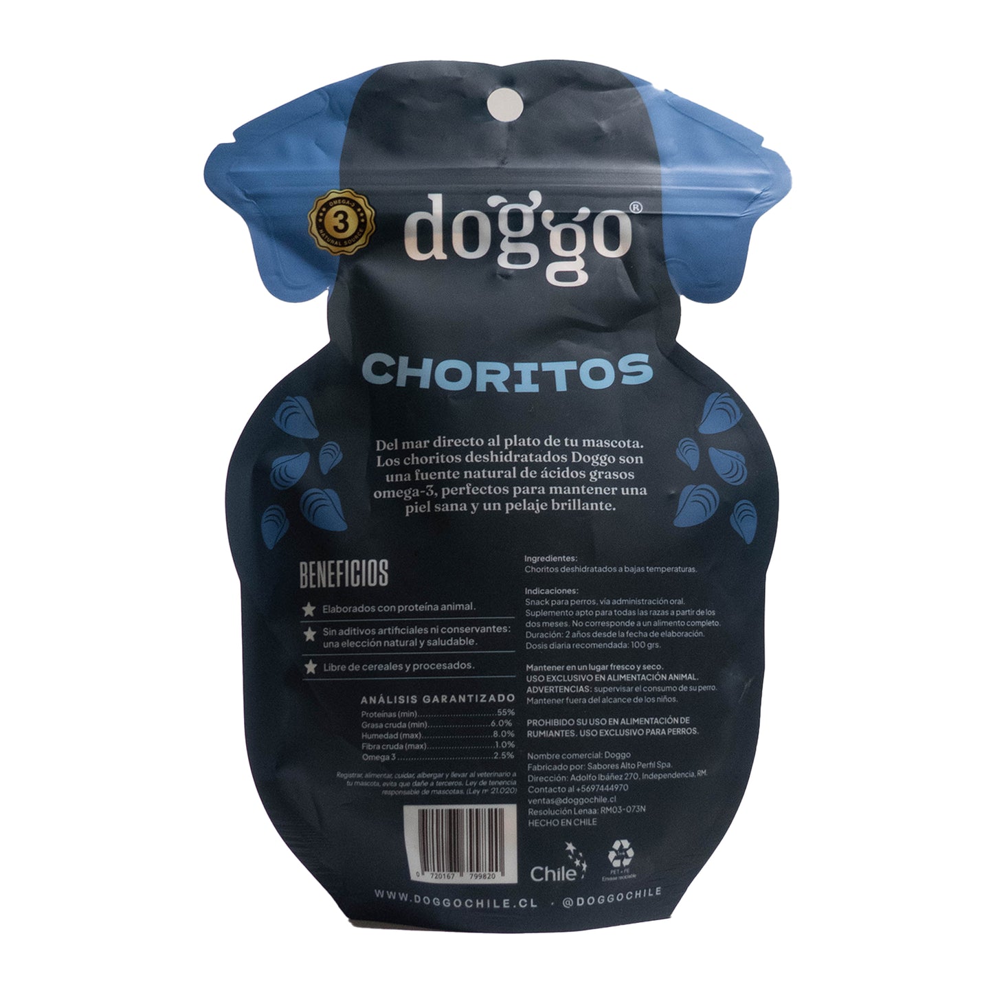 Snack para Perros Choritos