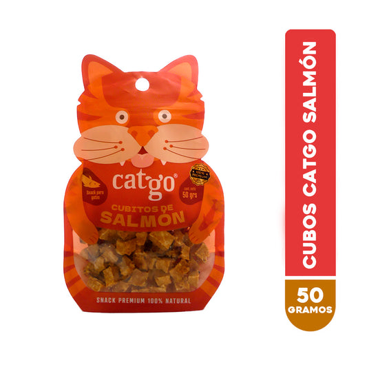 Snack para Gatos Cubitos de Salmón