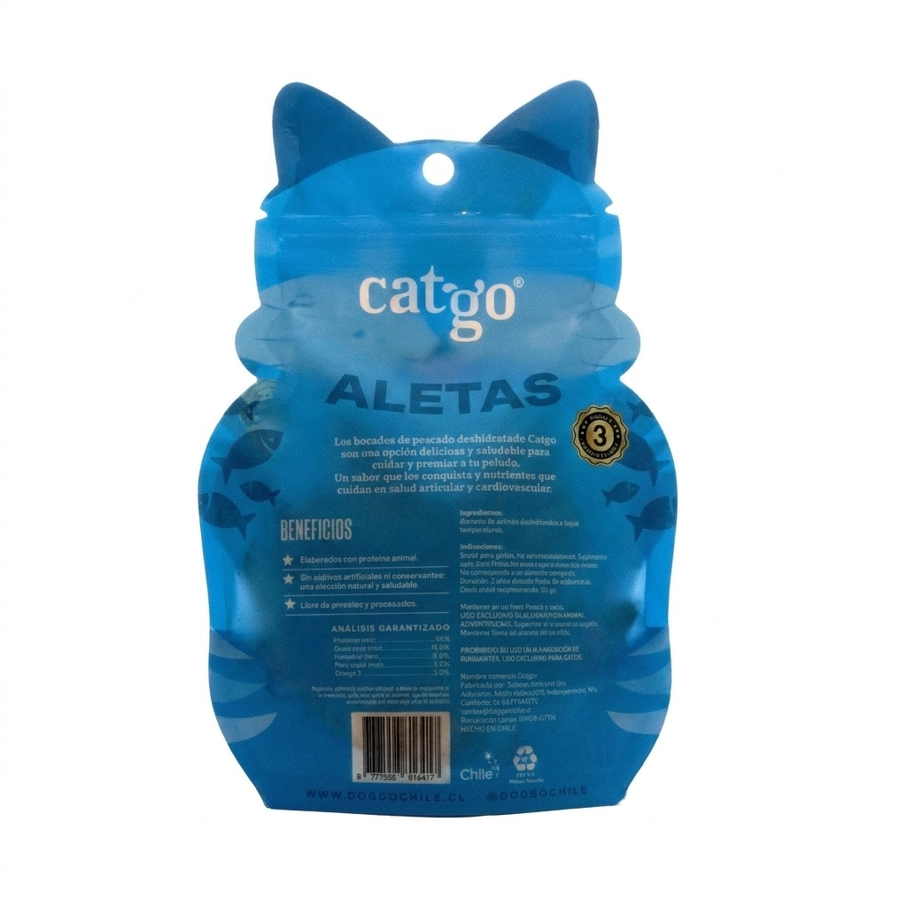 Snack para Gatos Aletas
