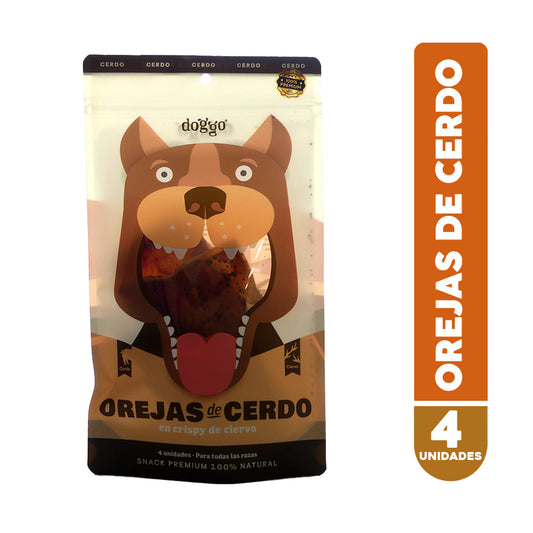 Snack para Perros Orejas de Cerdo