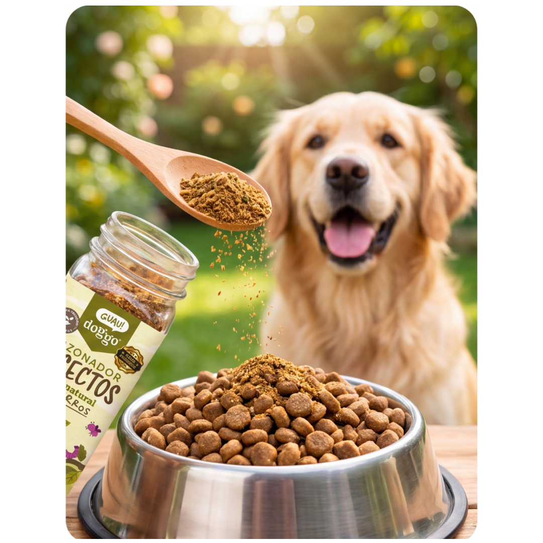 Snack Natural Sazonador Insectos para Perros