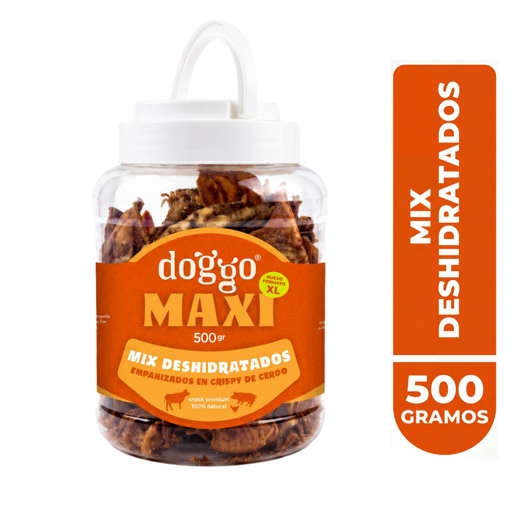Snack para Perros - Mix de Deshidratados en Crispy de Cerdo