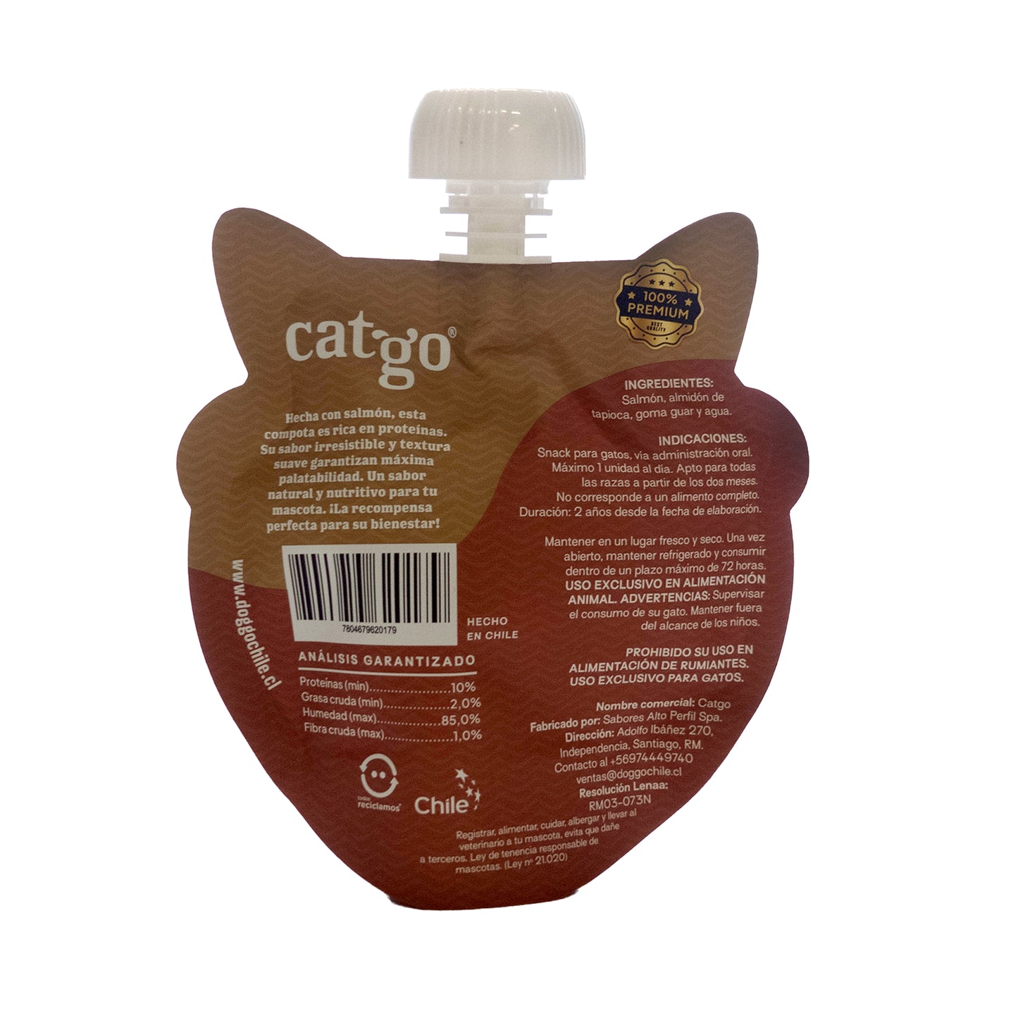 Compota Tasty Catgo Salmón