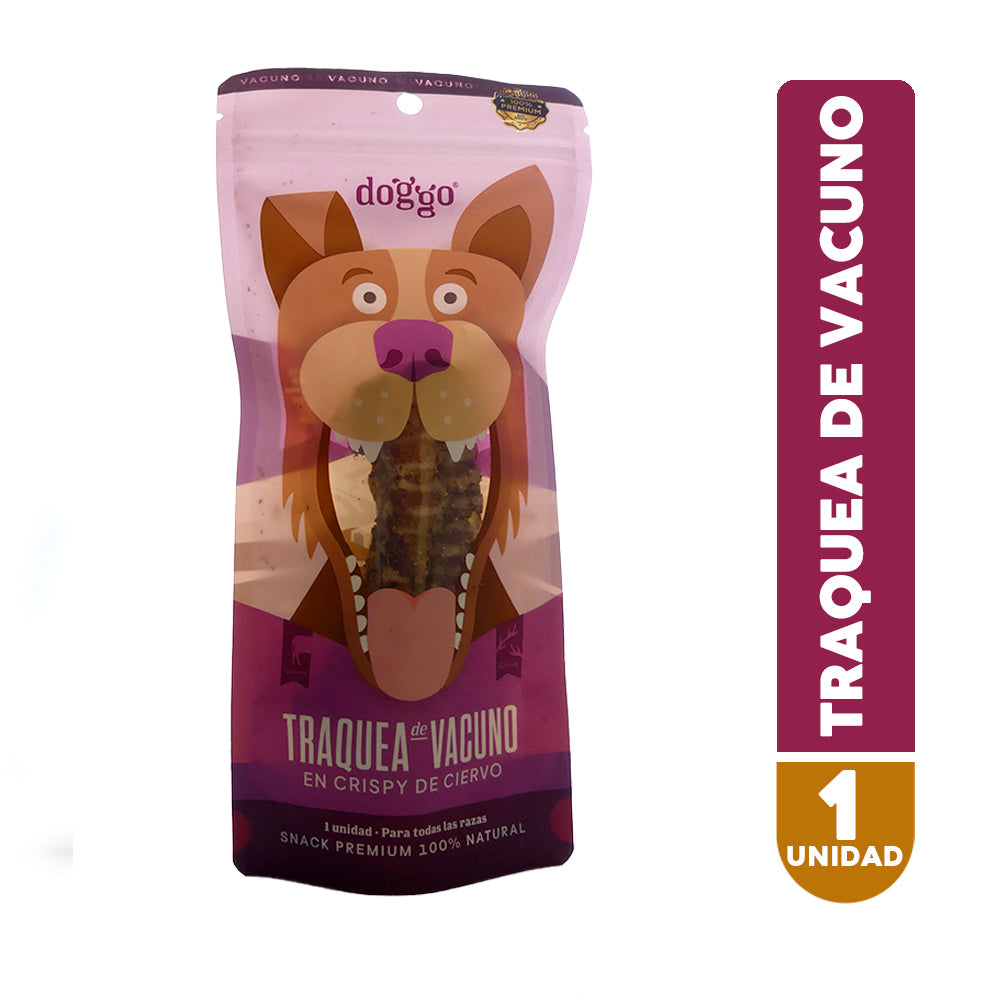 Snack para Perros Tráquea de Vacuno