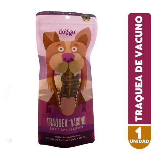 Snack para Perros Tráquea de Vacuno