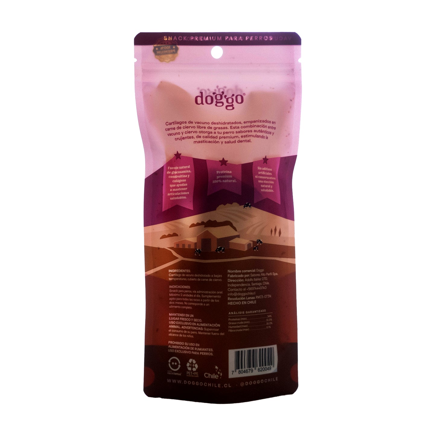 Snack para Perros Tráquea de Vacuno