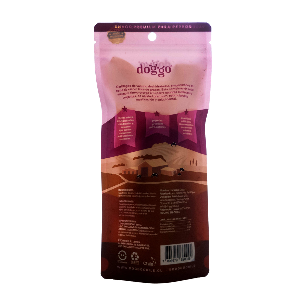 Snack para Perros Tráquea de Vacuno